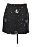 Ann Taylor LOFT 100% Polyester Stars Black Casual Skirt Size 8 - photo 1