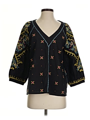 Sundance 3/4 Sleeve Blouse (view 1)