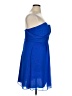 David's Bridal 100% Polyester Solid Blue Cocktail Dress Size 14 - photo 4