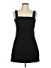 Forever 21 Solid Black Casual Dress Size L - photo 1