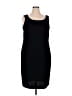 DressBarn 100% Polyester Solid Black Cocktail Dress Size 18W - photo 1