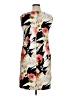 Connected Apparel Print Ivory Cocktail Dress Size 14 - photo 2