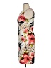 Connected Apparel Print Ivory Cocktail Dress Size 14 - photo 5