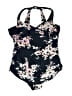 Unbranded Floral Black One Piece Swimsuit Size XL - photo 1