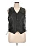 Barney's Leather Black Vest Size XL - photo 1