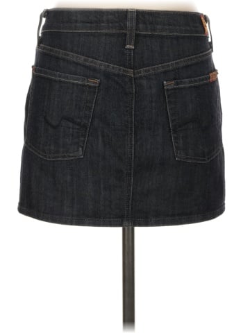 7 For All Mankind Denim Skirt (view 2)
