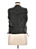 Barney's Leather Black Vest Size XL - photo 2