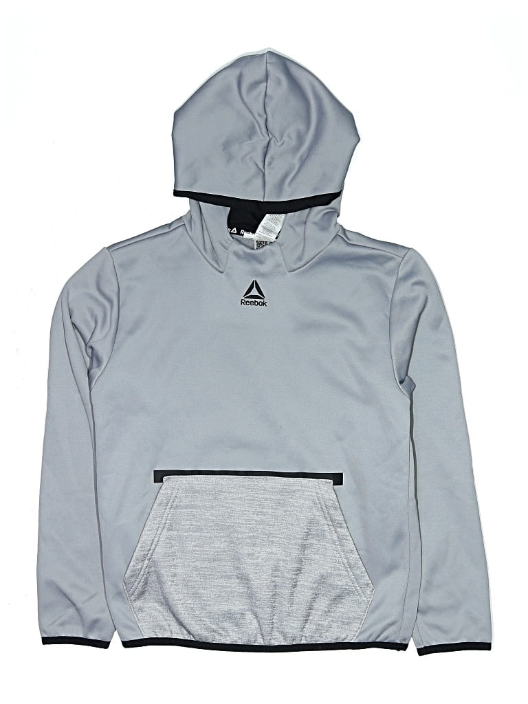 Pre-owned Reebok Kids' Windbreaker Jacket In Gray