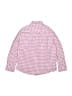 Crewcuts 100% Cotton Checkered-gingham Pink Long Sleeve Button-Down Shirt Size 4 - photo 2