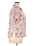 Russ 100% Polyester Floral Pink Short Sleeve Blouse Size 14 - photo 4