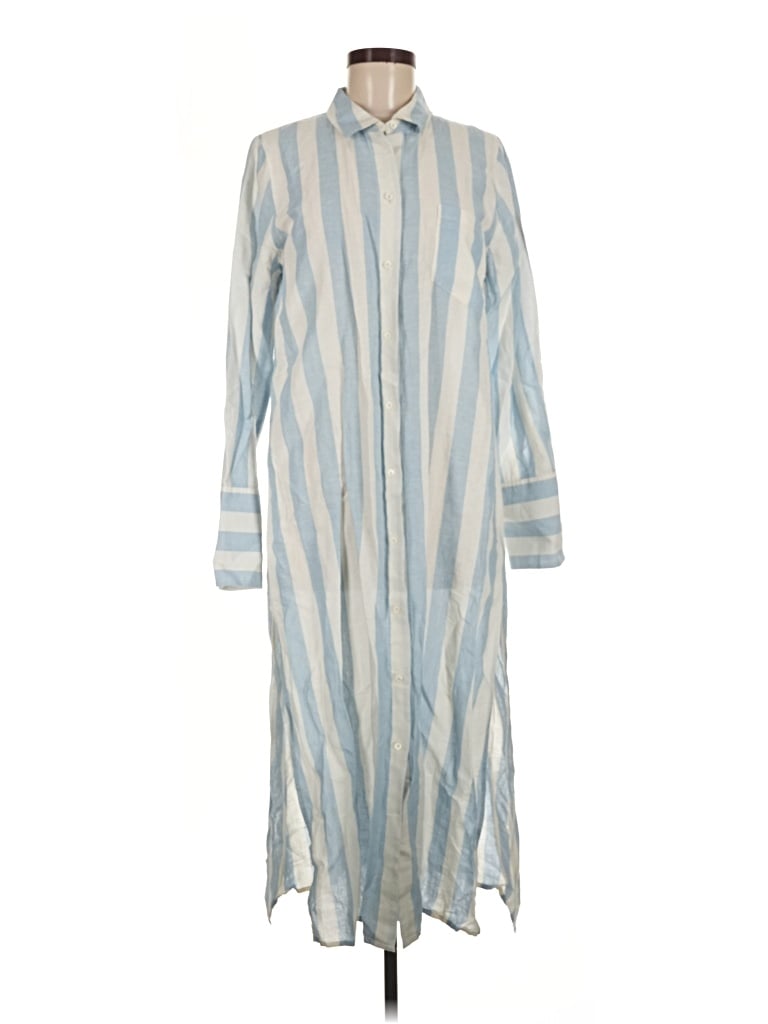 Pre-owned Jcrew Casual Dress In Blue