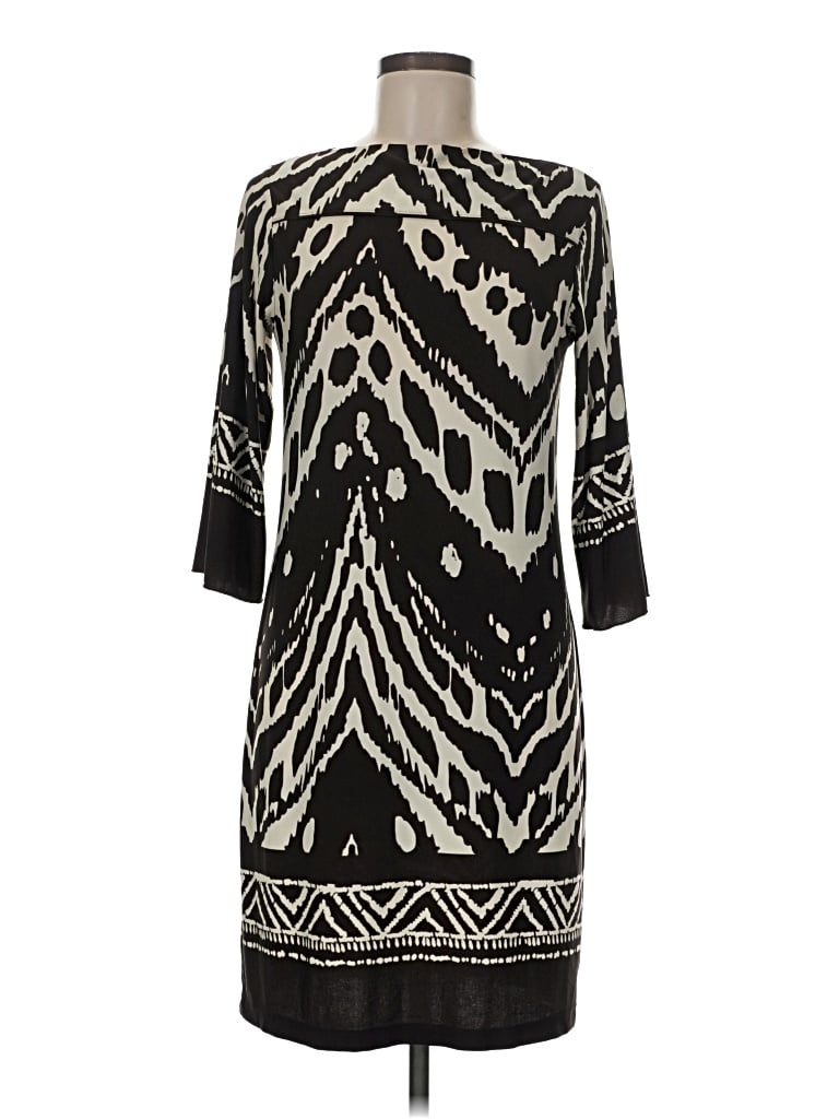 Pre-owned En Focus Studio Casual Dress In Black