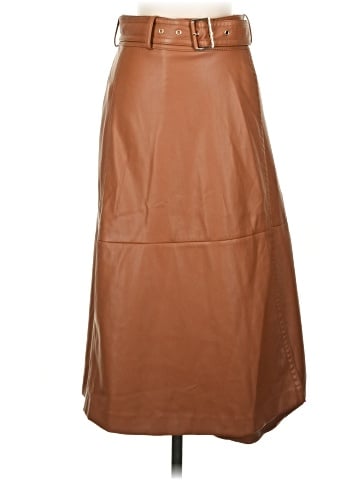 Ann Taylor Faux Leather Skirt (view 1)