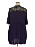 Torrid Purple Short Sleeve Blouse Size 4X Plus (4) - photo 2