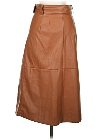Ann Taylor Faux Leather Skirt (view 2)