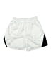 Nike 100% Polyester Color Block White Athletic Shorts Size L - photo 2