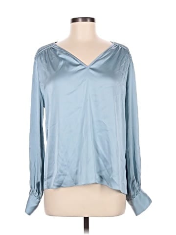 White House Black Market Long Sleeve Blouse (view 1)