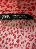Zara Print Red Long Sleeve Button-Down Shirt Size M - photo 7