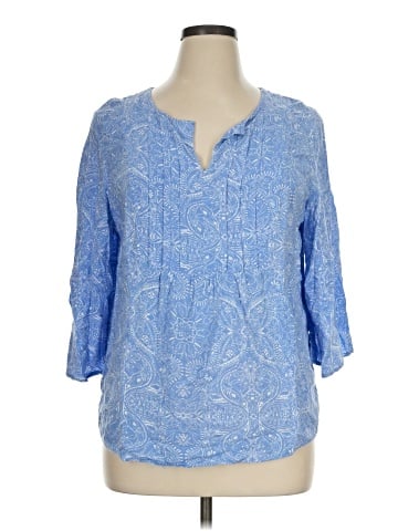 Gloria Vanderbilt 3/4 Sleeve Blouse (view 1)