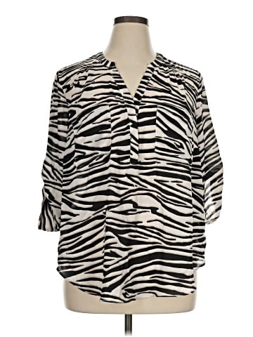 Torrid 3/4 Sleeve Blouse (view 1)