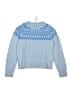 Crewcuts Chevron-herringbone Blue Pullover Sweater Size 10 - 11 - photo 1