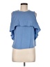 Ecote Blue Sleeveless Blouse Size M - photo 1