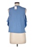 Ecote Blue Sleeveless Blouse Size M - photo 2