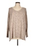 American Eagle Outfitters Animal Print Tan Pullover Sweater Size L - photo 1