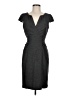 Connected Apparel Tweed Gray Cocktail Dress Size 6 - photo 1