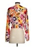 H&M 100% Polyester Orange Long Sleeve Blouse Size S - photo 2