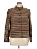 Talbots Stripes Green Jacket Size 16 - photo 1