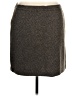 J.Crew 100% Acetate Chevron-herringbone Brown Formal Skirt Size 10 - photo 1