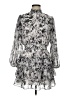 Express 100% Polyester Gray Cocktail Dress Size L - photo 1