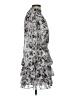 Express 100% Polyester Gray Cocktail Dress Size L - photo 4