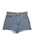 RE/DONE 100% Cotton Blue Denim Shorts Size 30 waist - photo 1