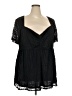Torrid Black Short Sleeve Blouse Size 4X Plus (4) - photo 1