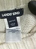 Lands' End Plaid Ivory Poncho One size - photo 7