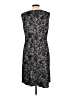 Nine West Graphic Black Cocktail Dress Size 10 - photo 2