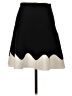 Zara Basic Chevron-herringbone Black Formal Skirt Size S - photo 2