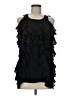 Maje 100% Silk Black Sleeveless Silk Top Size Med (2) - photo 1