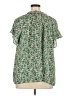Max Studio 100% Polyester Green Short Sleeve Blouse Size 1X - photo 2