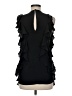 Maje 100% Silk Black Sleeveless Silk Top Size Med (2) - photo 2