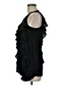 Maje 100% Silk Black Sleeveless Silk Top Size Med (2) - photo 5