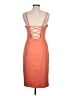 Bebe Orange Casual Dress Size M - photo 2