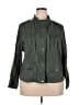 Cj Banks 100% Cotton Green Jacket Size 2X - photo 1