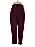 Xersion Solid Burgundy Casual Pants Size L - photo 2