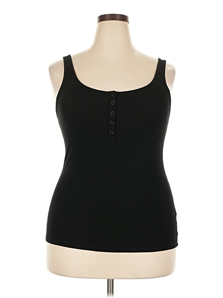 Pre-owned Torrid Tank Top Black Strapless Neckline Tops