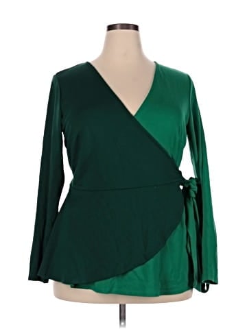 ELOQUII 3/4 Sleeve Blouse (view 1)