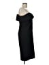 Nordstrom Solid Black Cocktail Dress Size L - photo 4