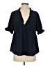 Unbranded Blue Short Sleeve Blouse Size XS - photo 1